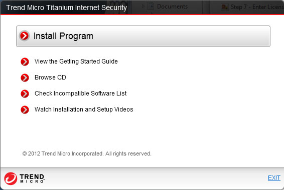 Installing Trend Micro Internet Security